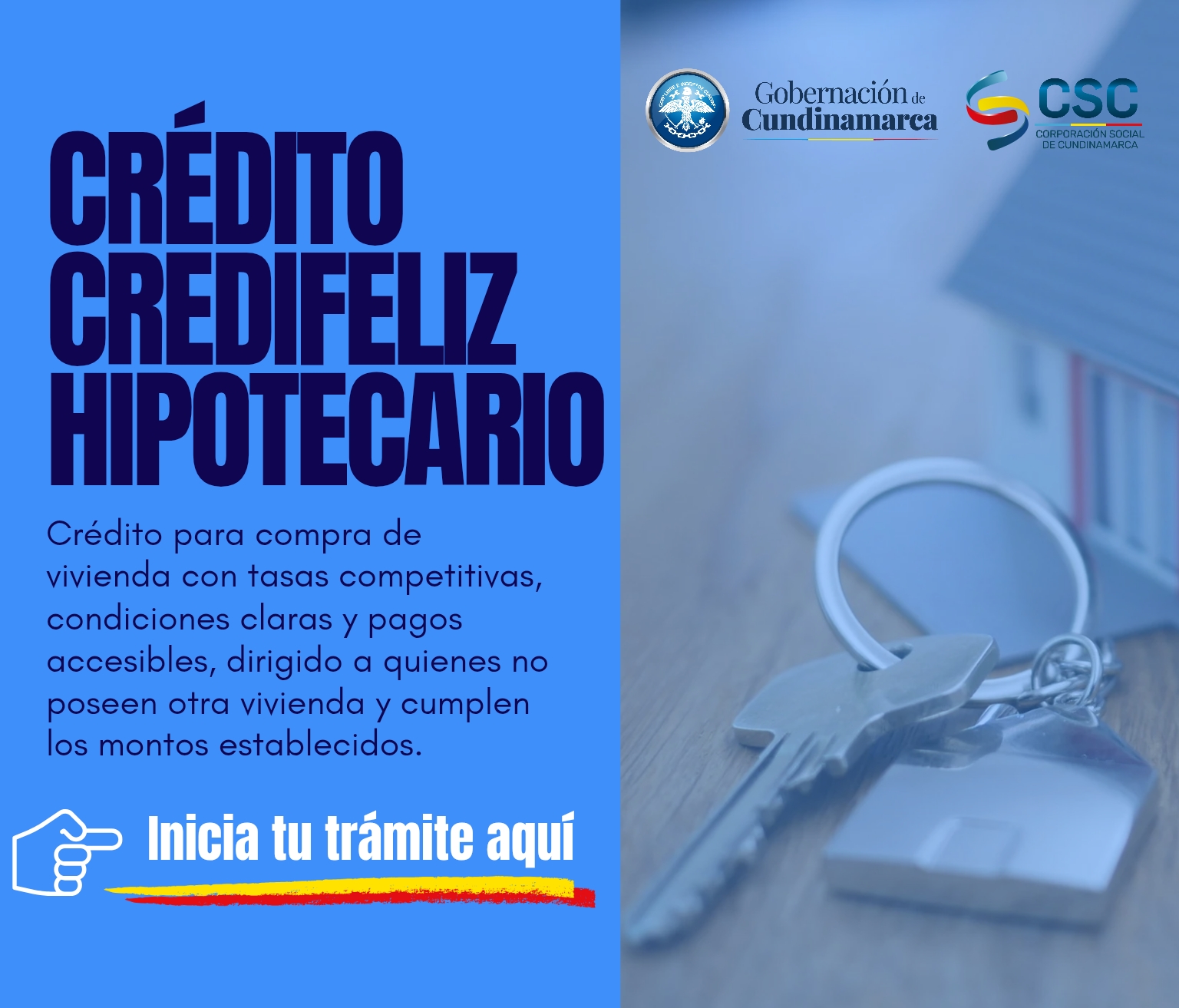 Crédito credifeliz hipotecario